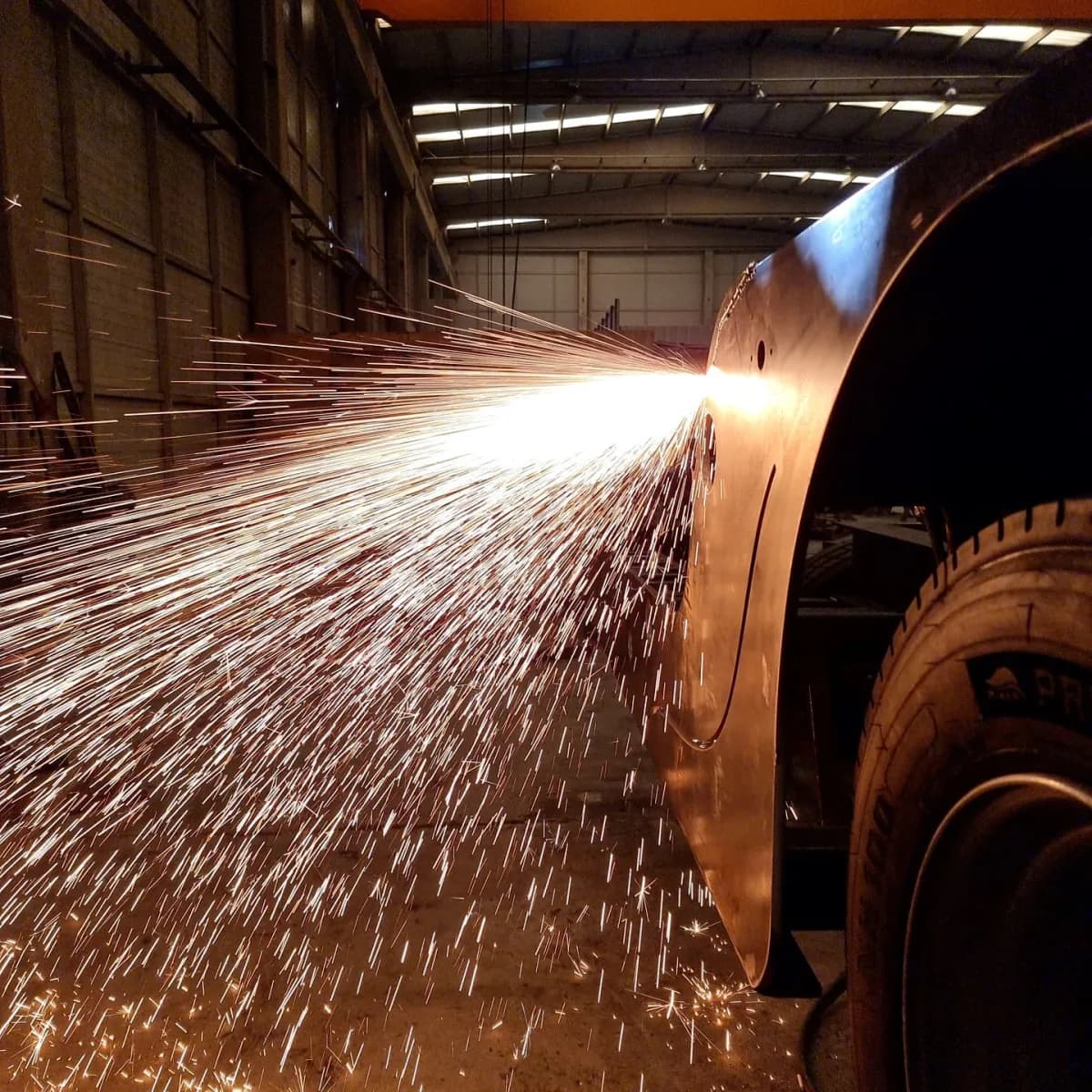 Steel warehouse